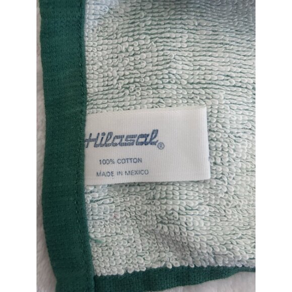 Vintage Green Christmas Toy Soldier Two Hand Towels Hilasal 100% Cotton NWT - Picture 4 of 5